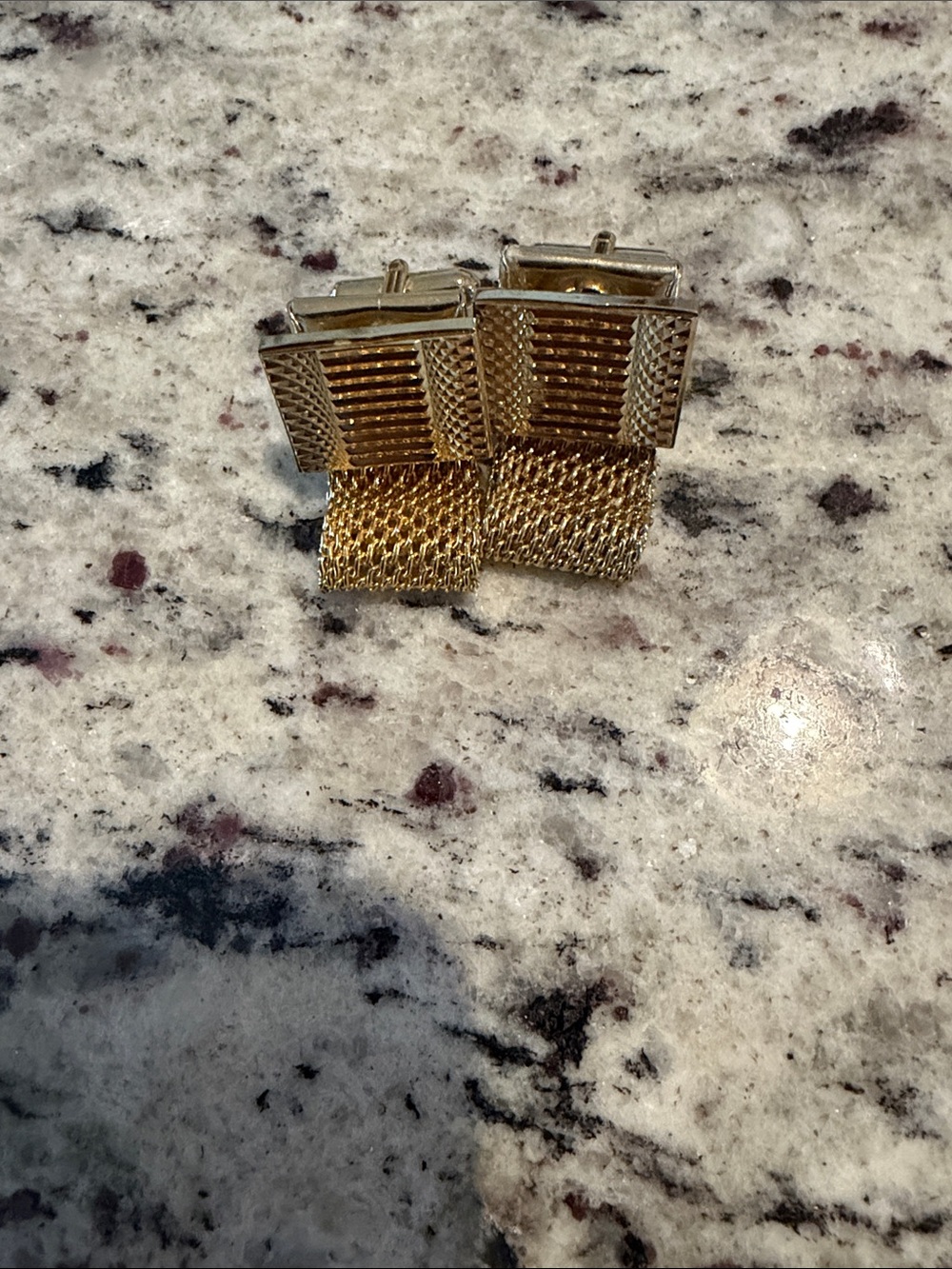 Mixed Gold & Silver Cufflink Set - Picture 2 of 16